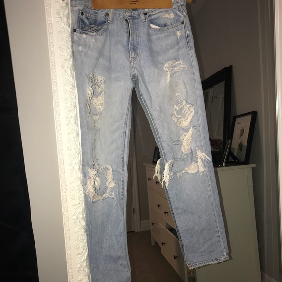 Ralph Lauren ripped boyfriend jeans - Picture 3 of 5